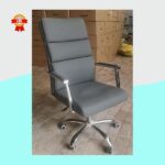 Fauteuil de bureau gris – Image 4