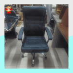 Fauteuil de bureau noir – Image 4