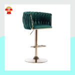 Chaise de bar velours