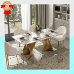 Salle à manger Marbre et Or