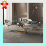 Salle à manger Marbre et Or – Image 2