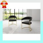Chaise en velours – Image 4