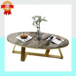 Table basse ovale
